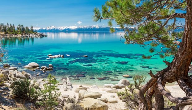 Lake Tahoe crystal clear water