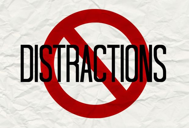 how to deal with distractions
