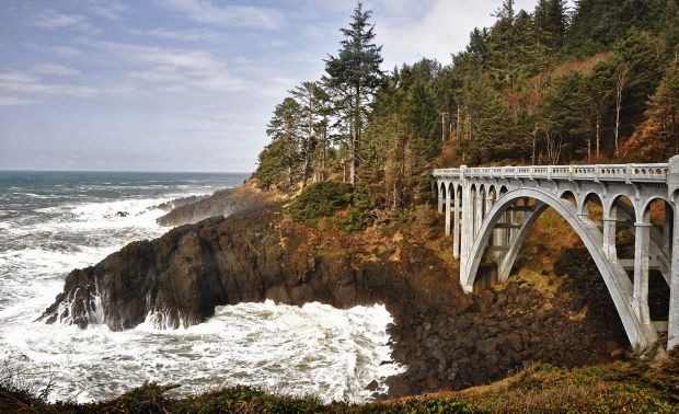 Bridge in Oregon Coast