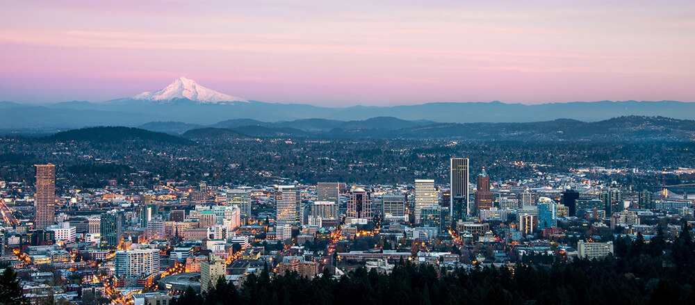 Portland Skyline in Oregon