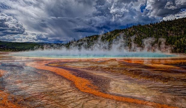 Grand Prismatic in Yellowstone National Park
